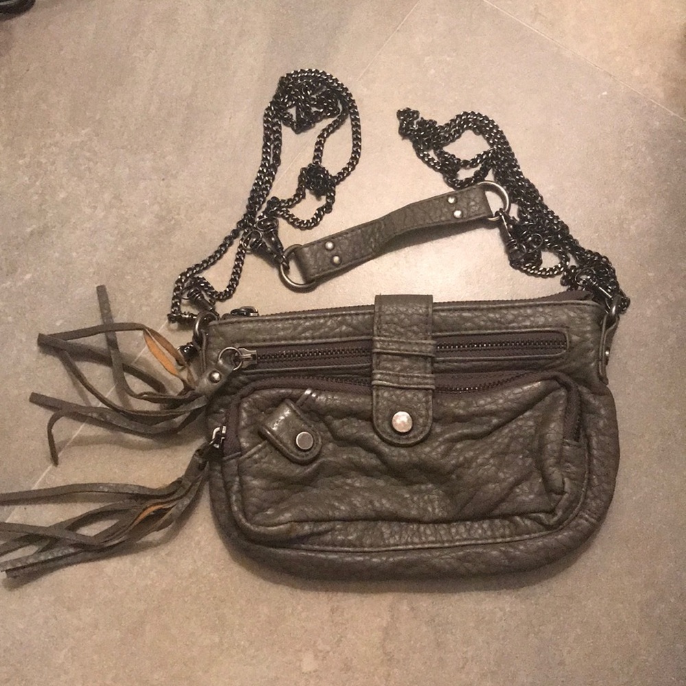 URBAN OUTFITTERS Army Green Purse w/ Chain Strap